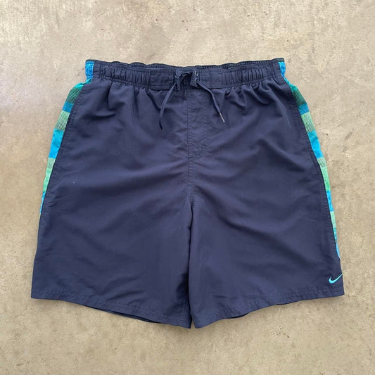 Nike Blue and Green Swim Shorts