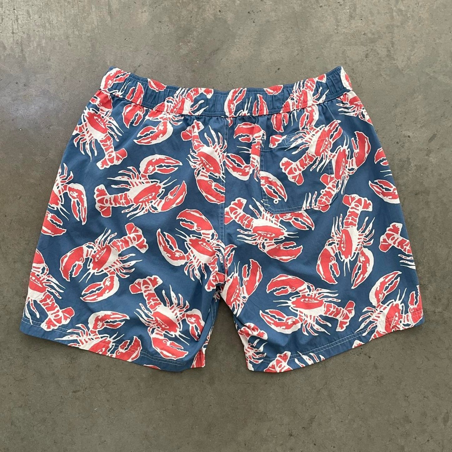 L.L.Bean Blue Lobster Swim Trunks