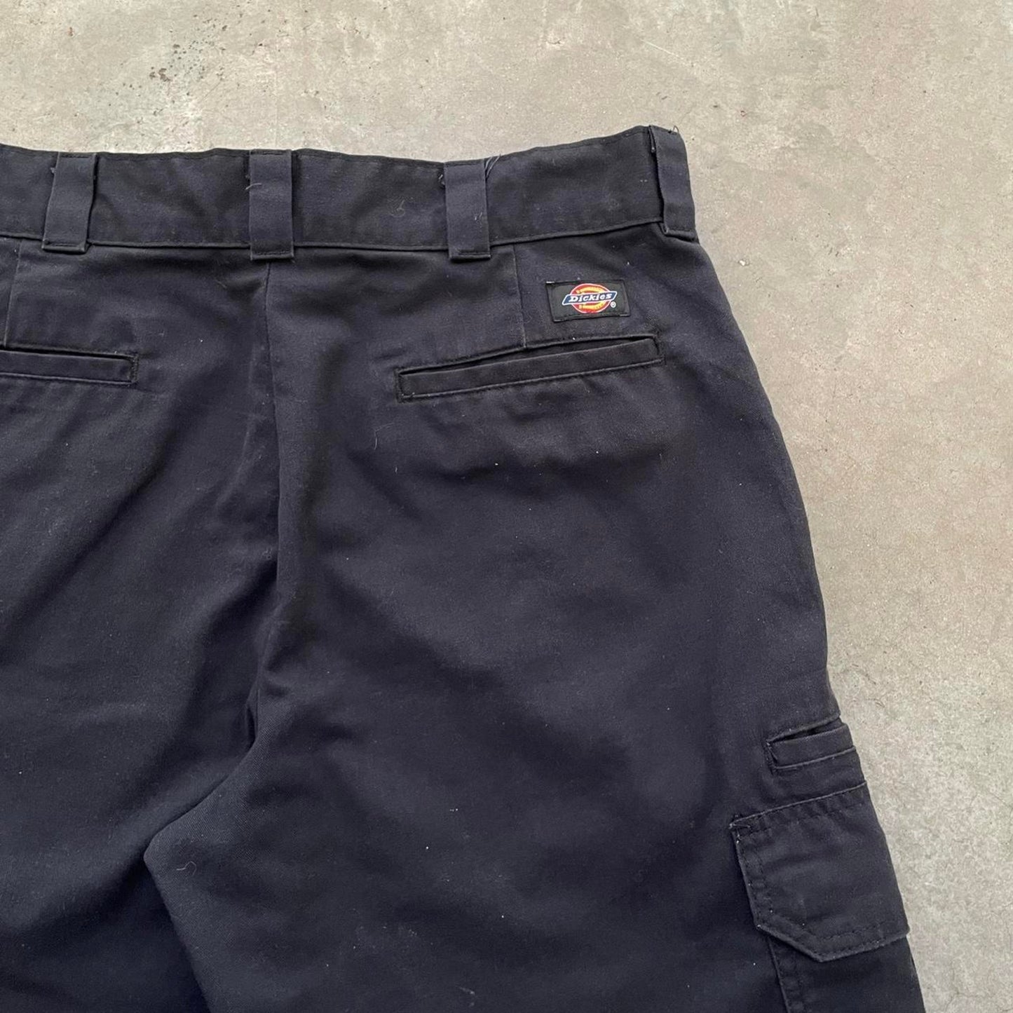 Dickies Black Cargo Work Shorts