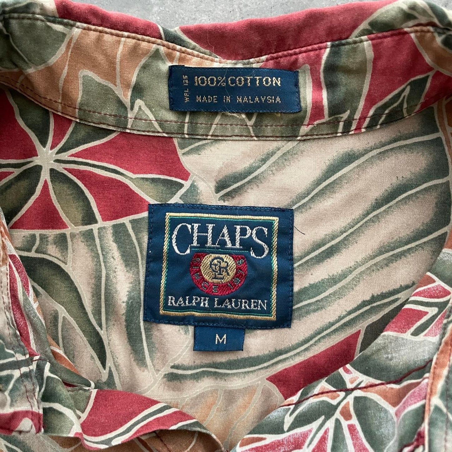 Vintage Chaps Ralph Lauren Tropical Shirt