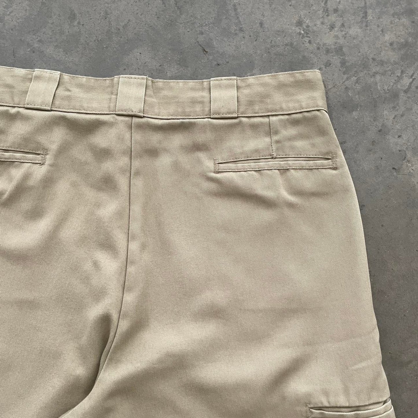 Dickies Khaki Flat Front Work Shorts