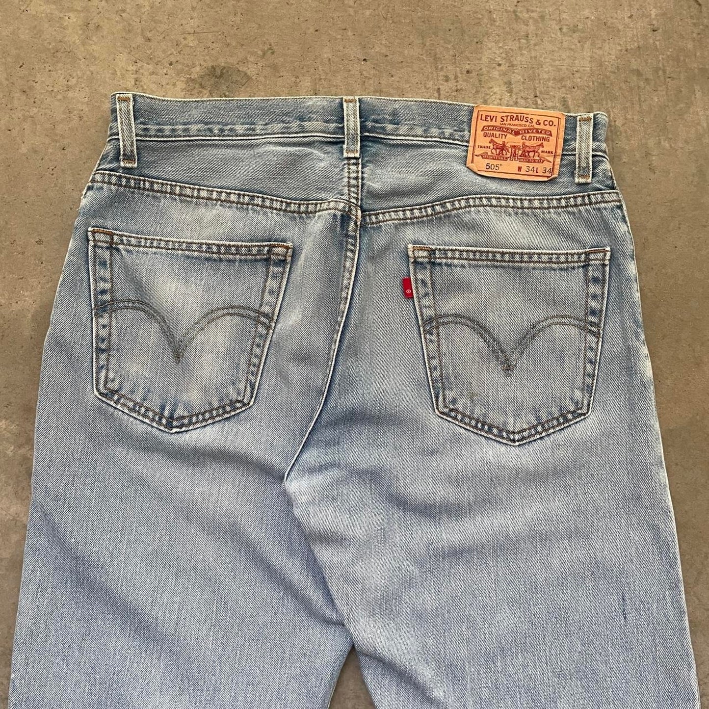 Vintage Levi’s 505 Distressed Light Wash Jeans