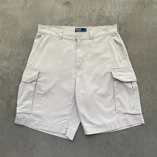 Vintage Polo Ralph Lauren Cream Cargo Shorts