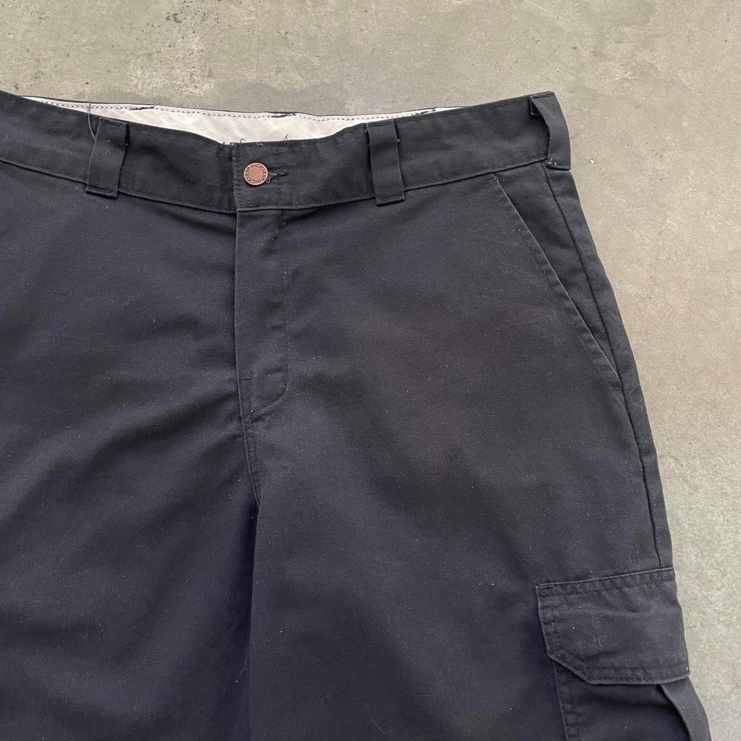 Dickies Black Cargo Work Shorts