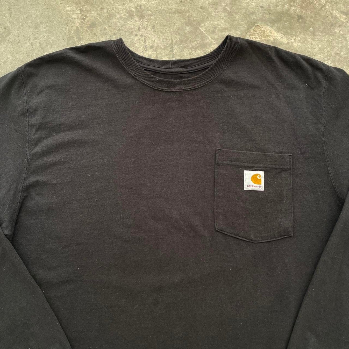 Carhartt Black Long-sleeve Pocket T-Shirt