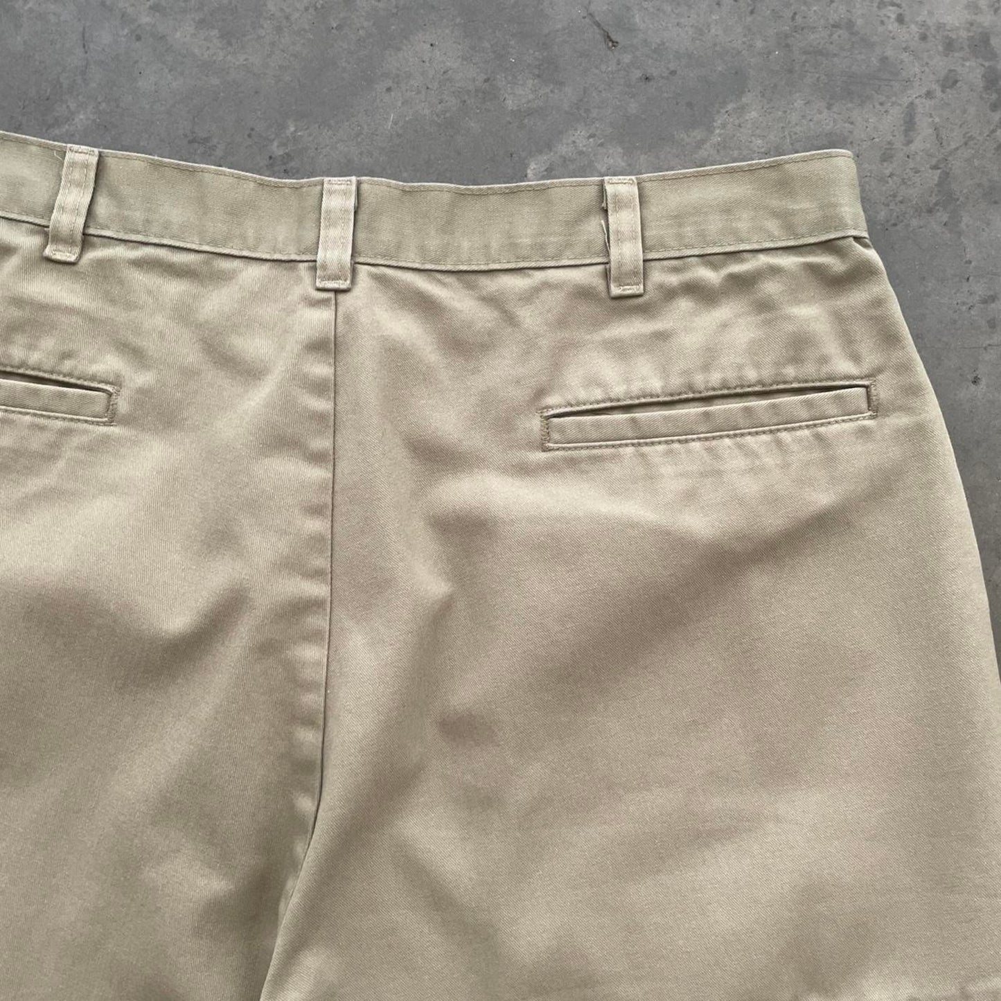 Dickies Khaki Flat Front Work Shorts