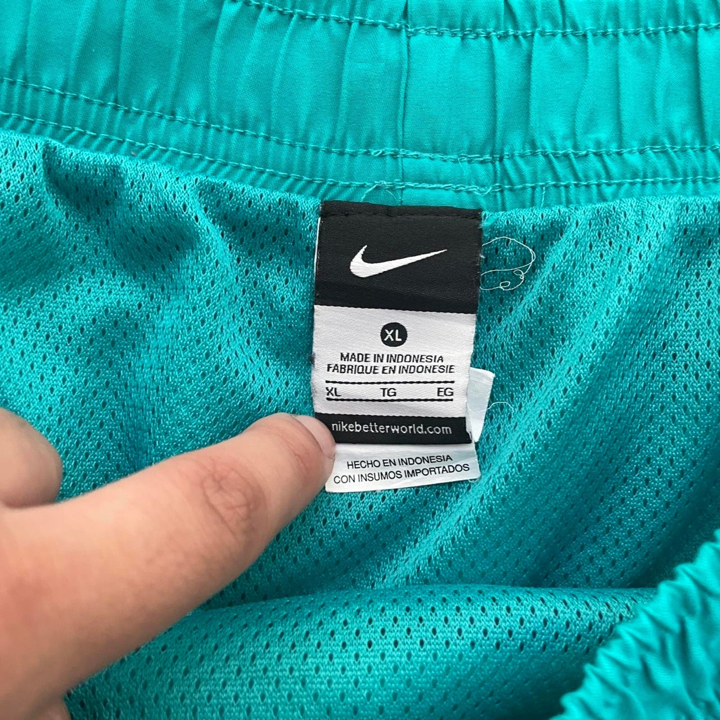 Nike Teal Swim Shorts