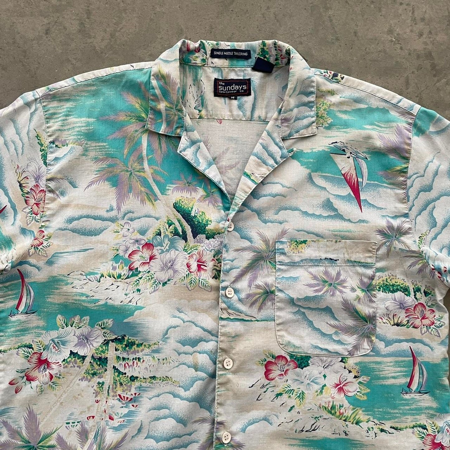 Vintage The Sundays Thin Hawaiian Shirt