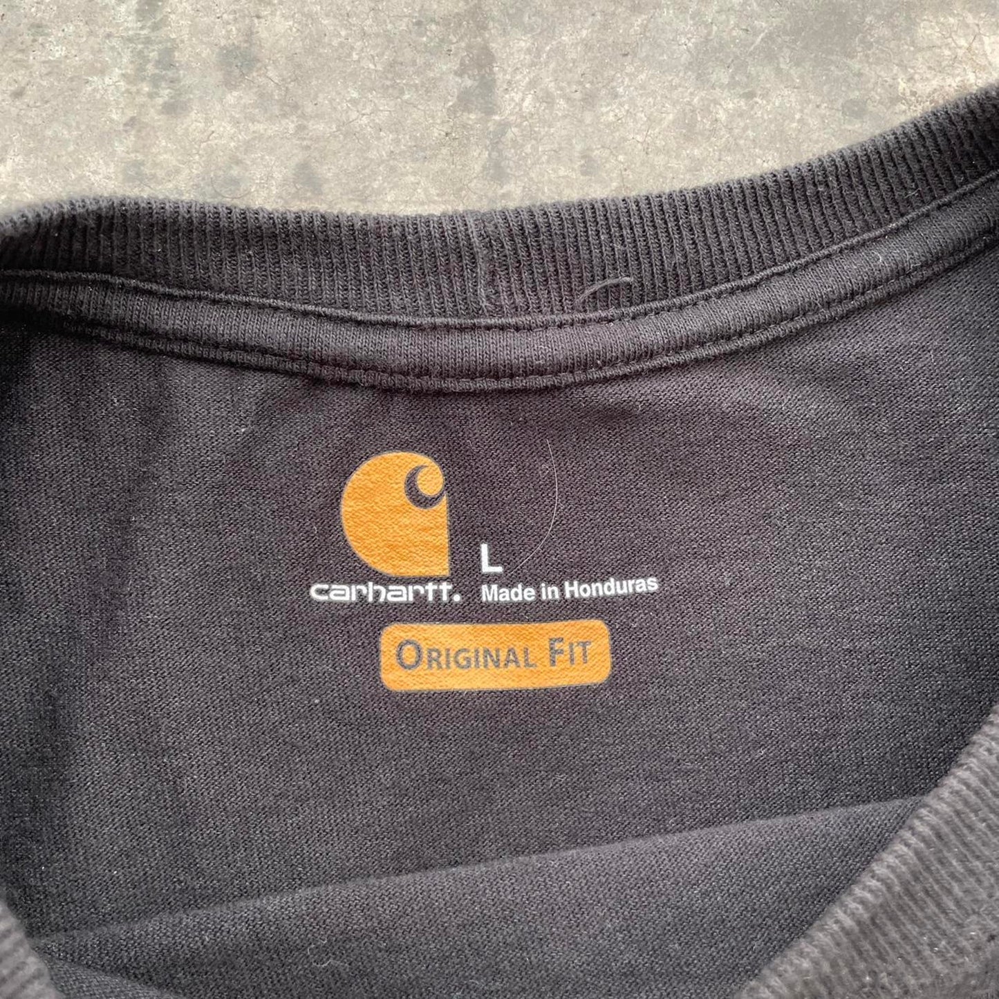 Carhartt Black Long-sleeve Pocket T-Shirt