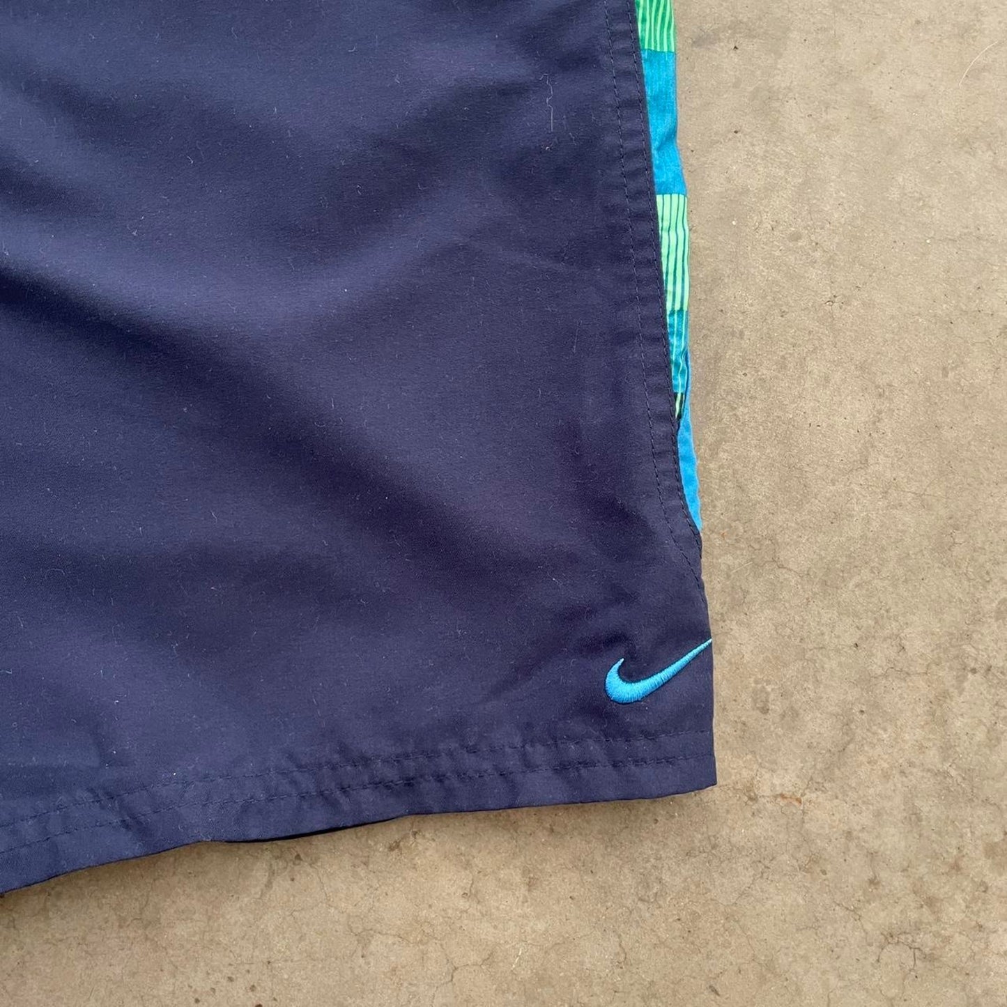 Nike Blue and Green Swim Shorts