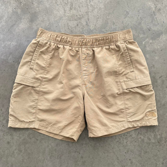 The North Face Tan Nylon Cargo Shorts