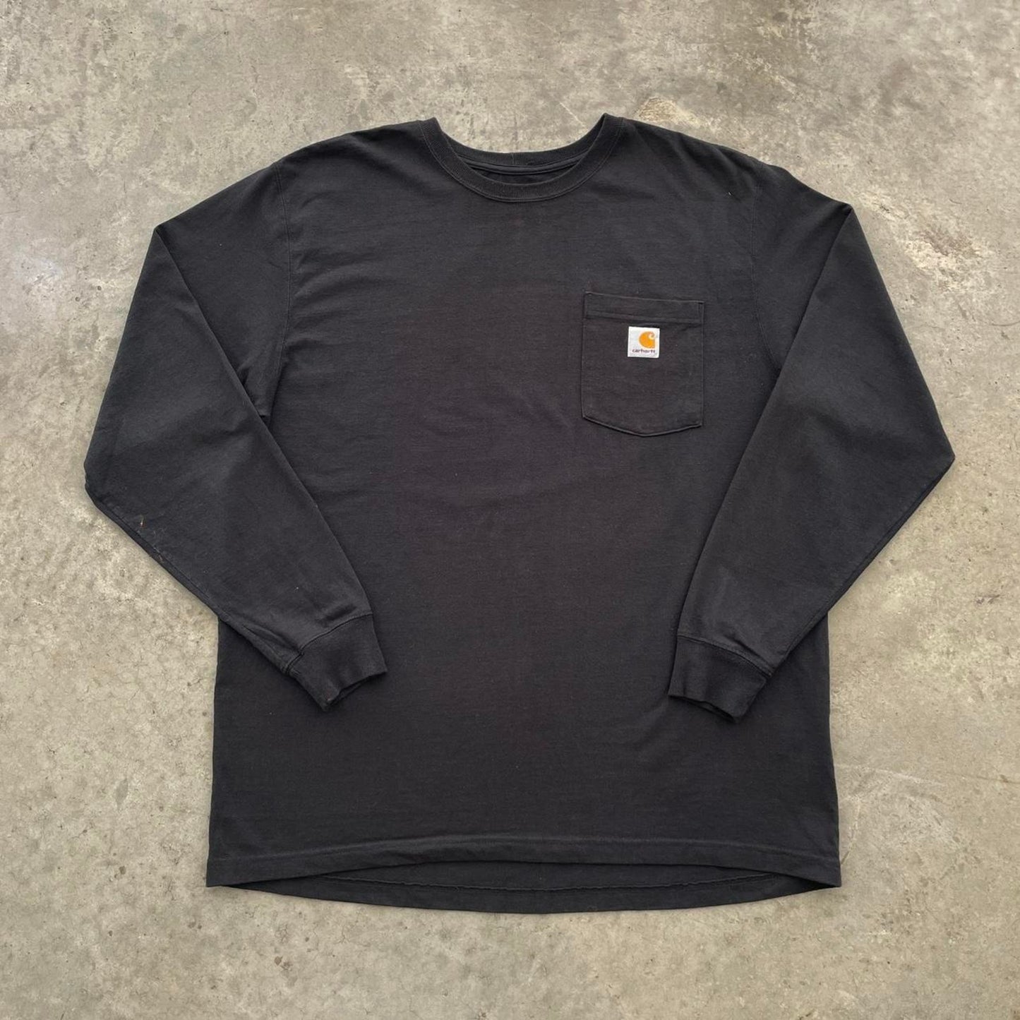 Carhartt Black Long-sleeve Pocket T-Shirt