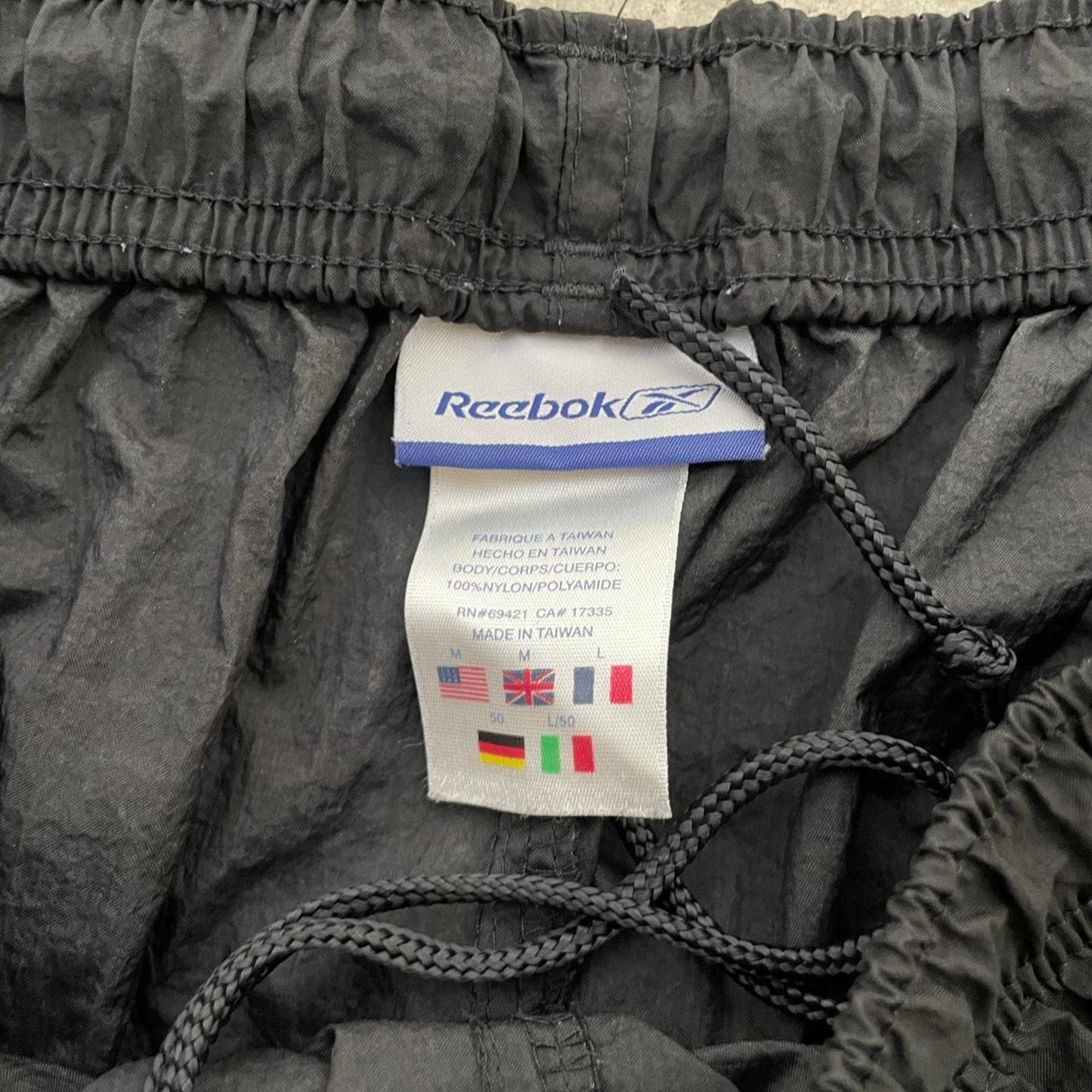 Vintage Reebok Black Track Pants