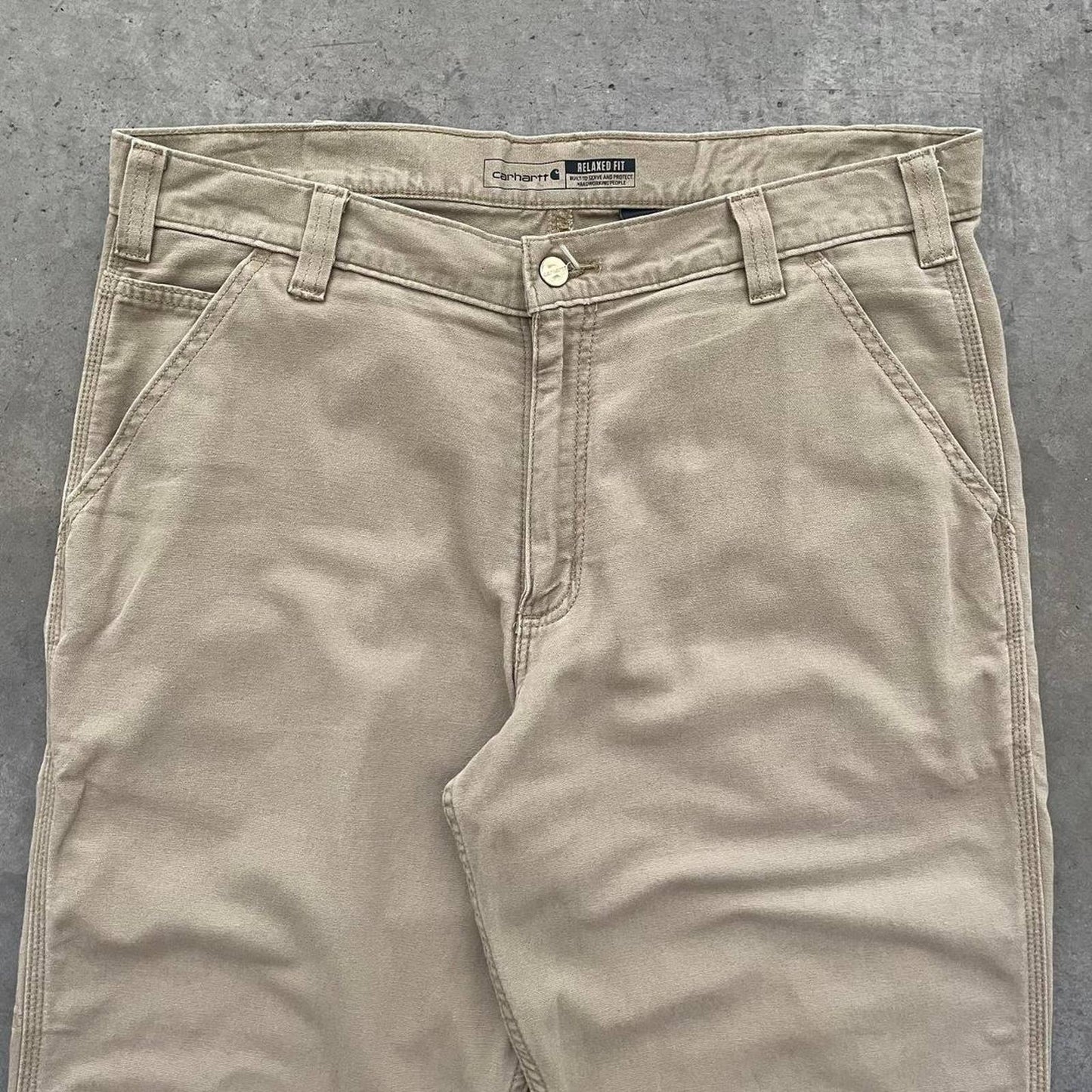 Carhartt Tan Carpenter Pants