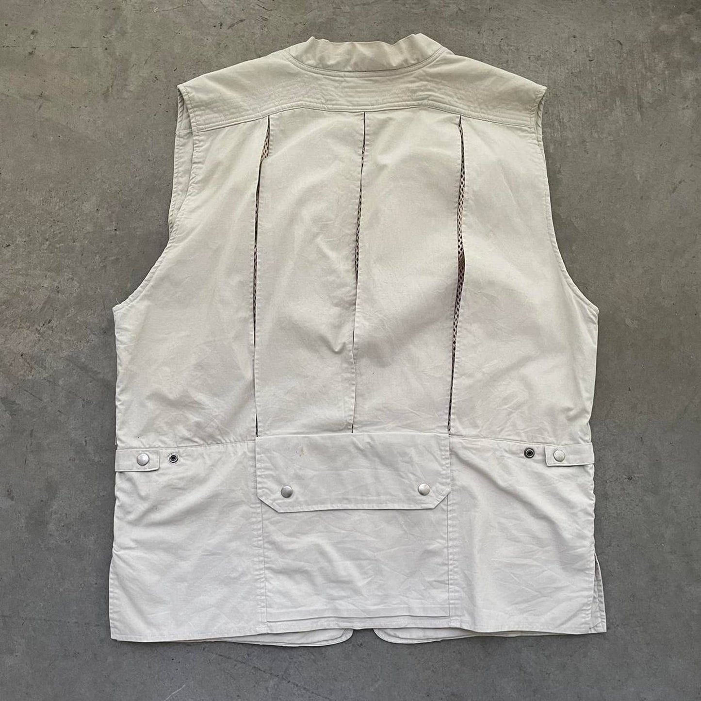 Vintage Tan Utility Vest