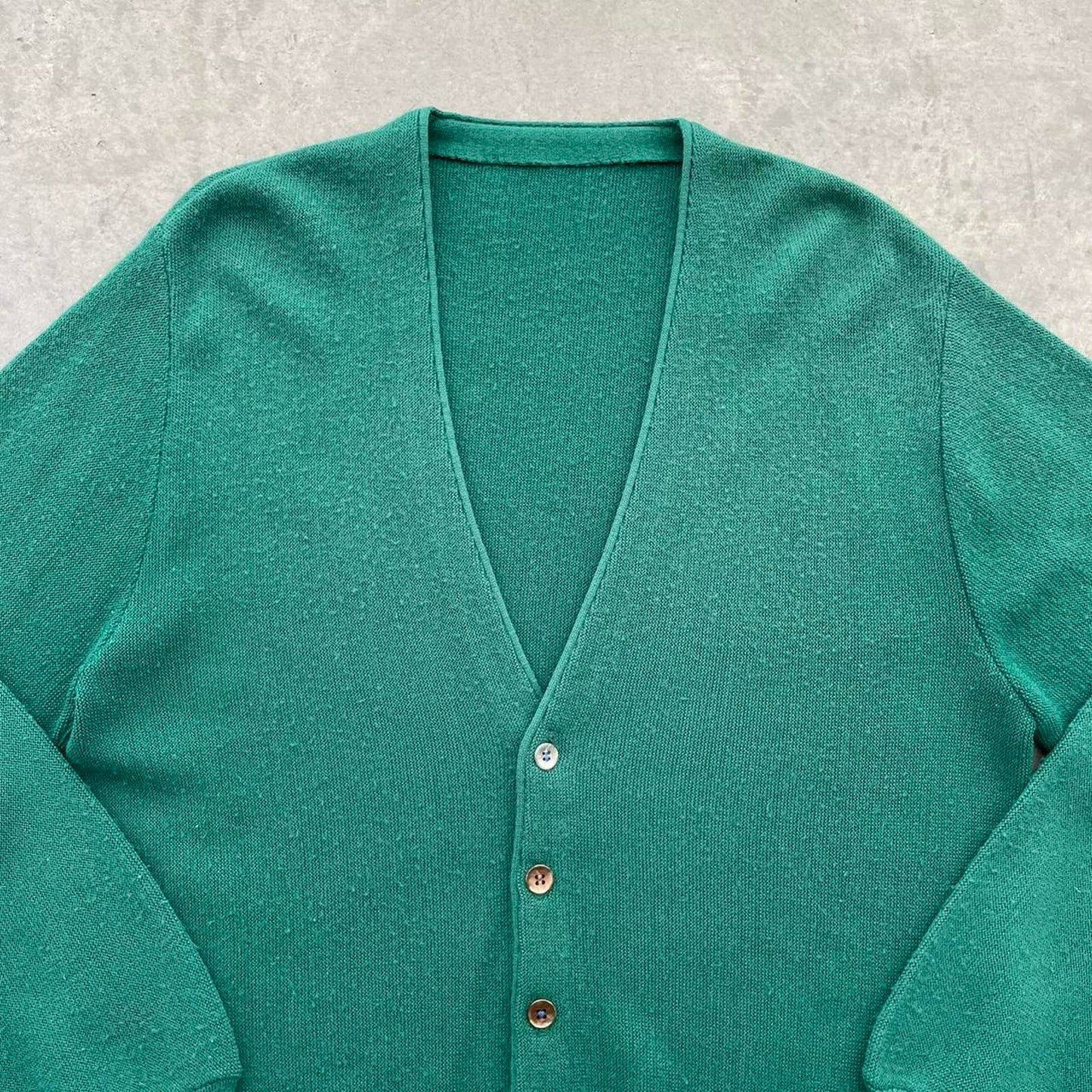 Vintage Green Cardigan Sweater