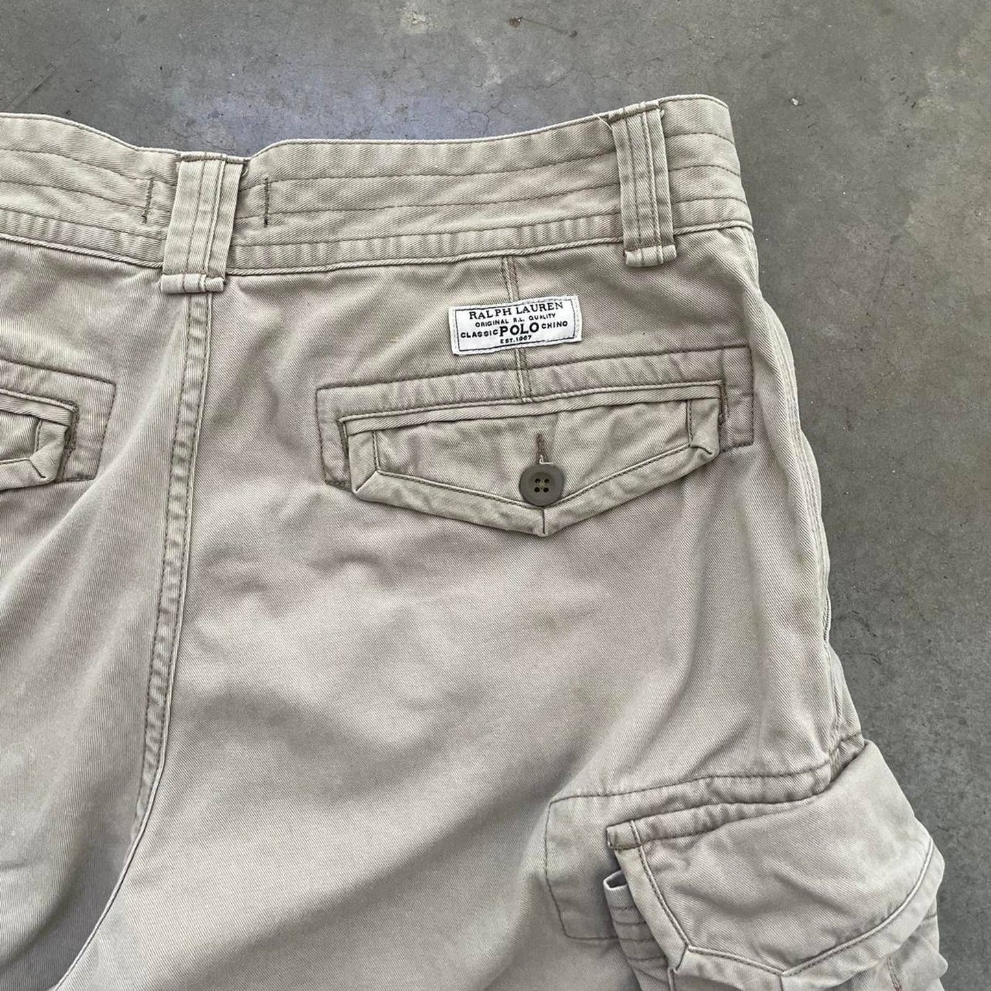 Polo Ralph Lauren Khaki Cargo Shorts