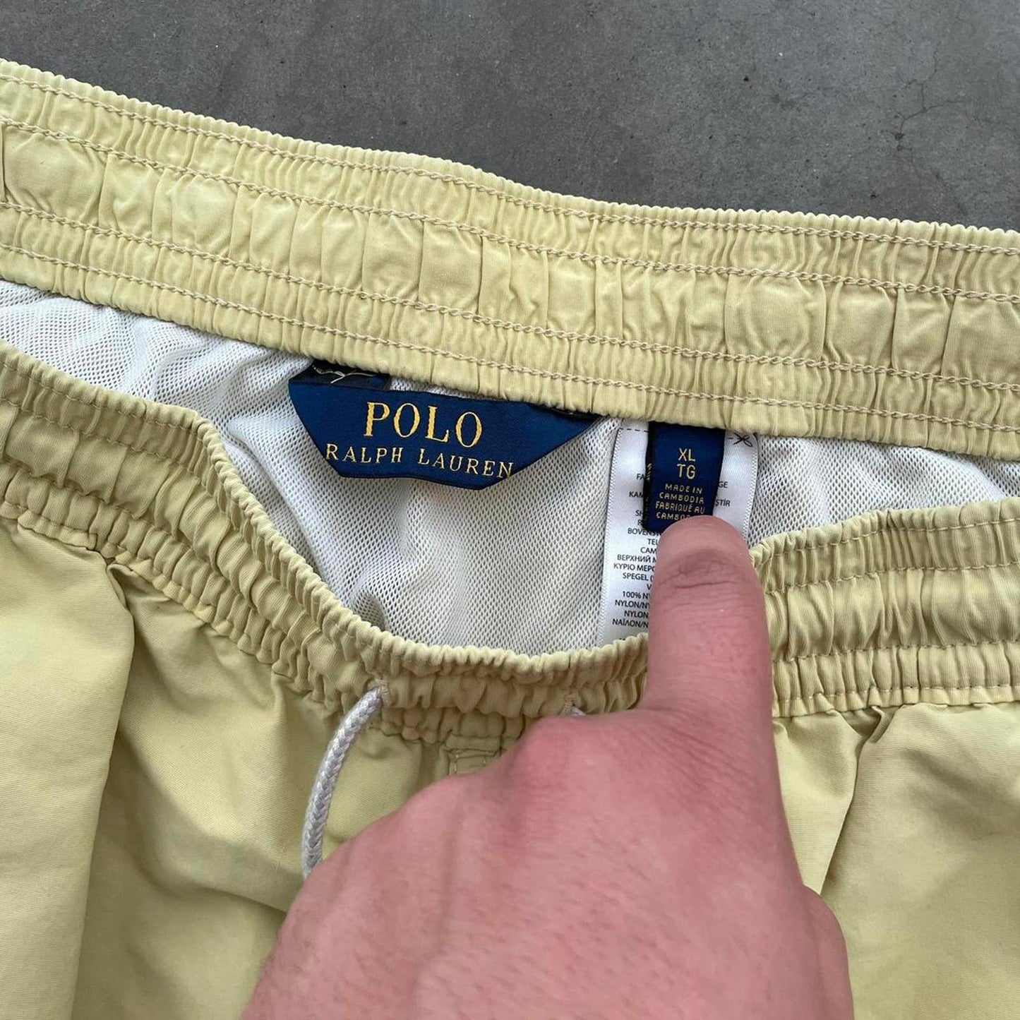 Polo Ralph Lauren Pastel Yellow Swim Shorts