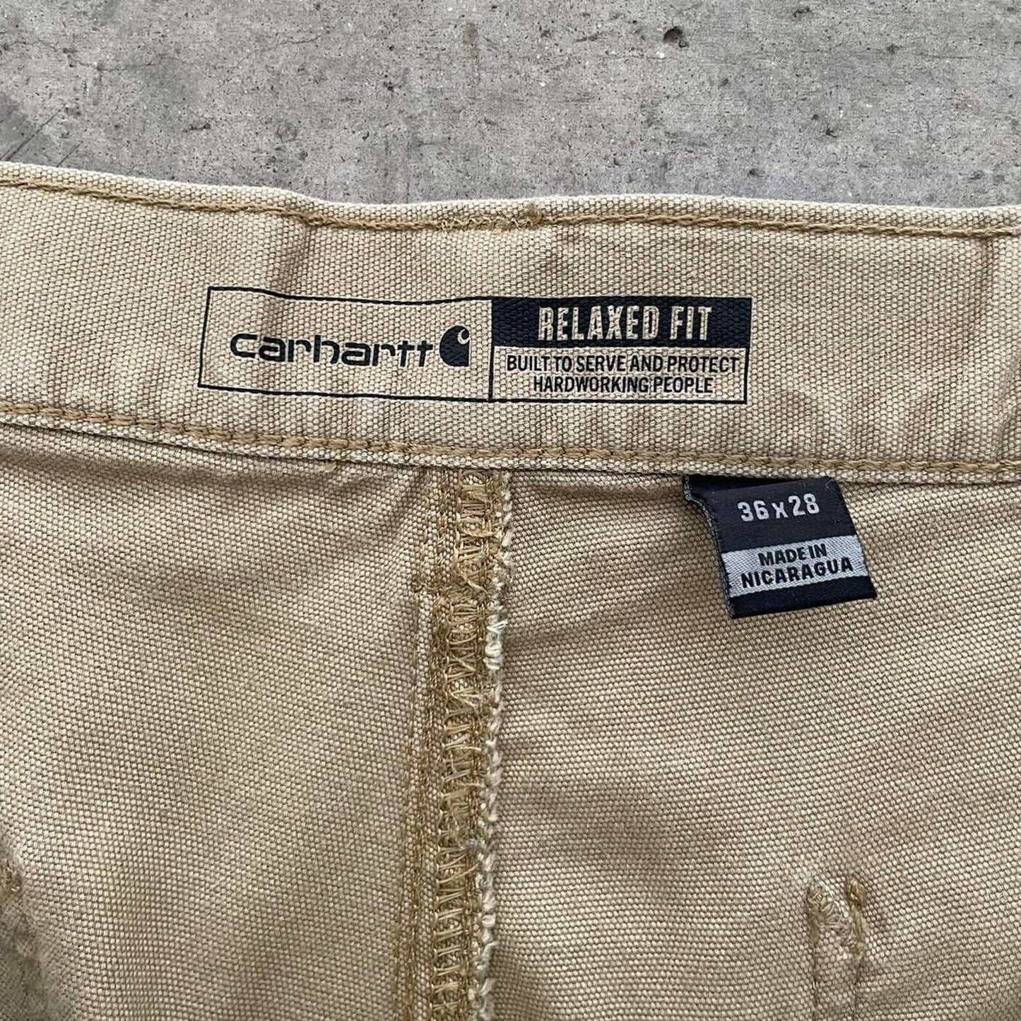 Carhartt Tan Carpenter Pants