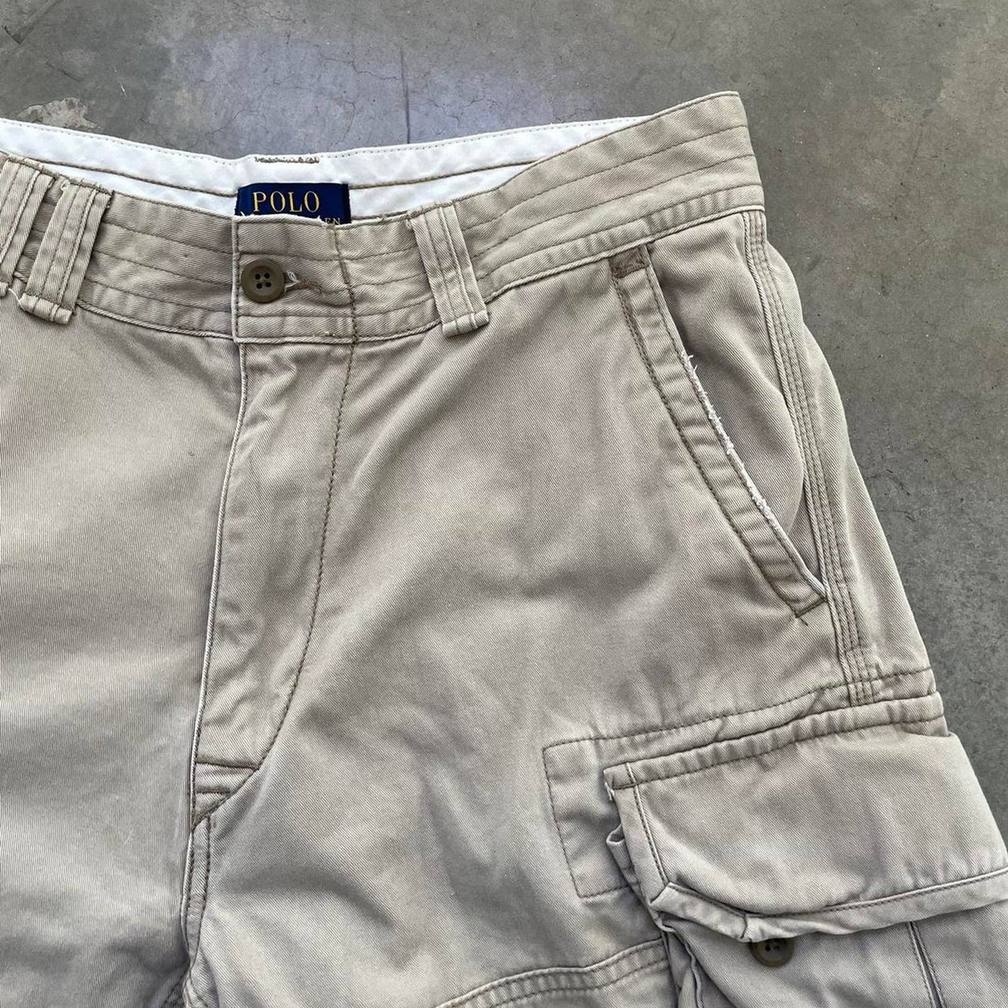 Polo Ralph Lauren Khaki Cargo Shorts