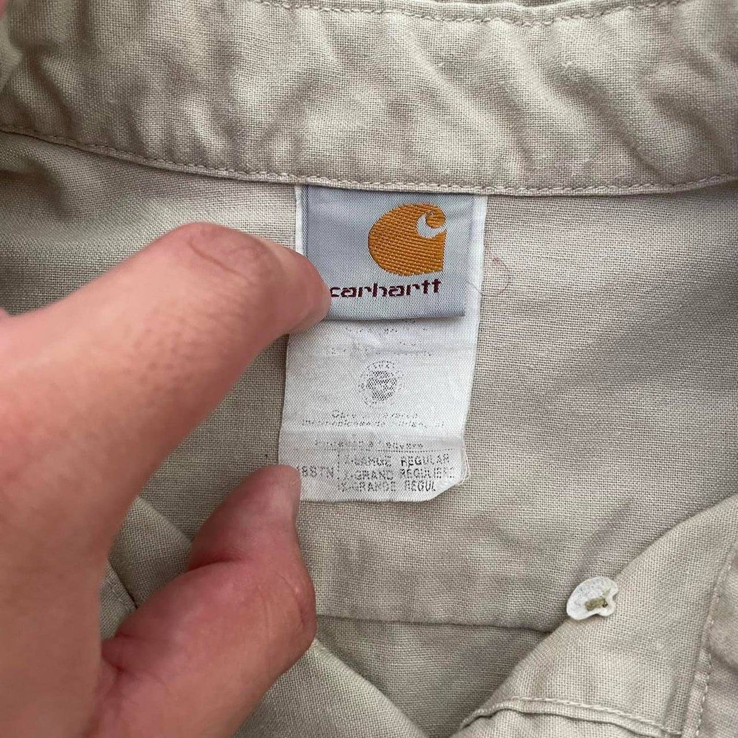 Carhartt Tan Work Shirt