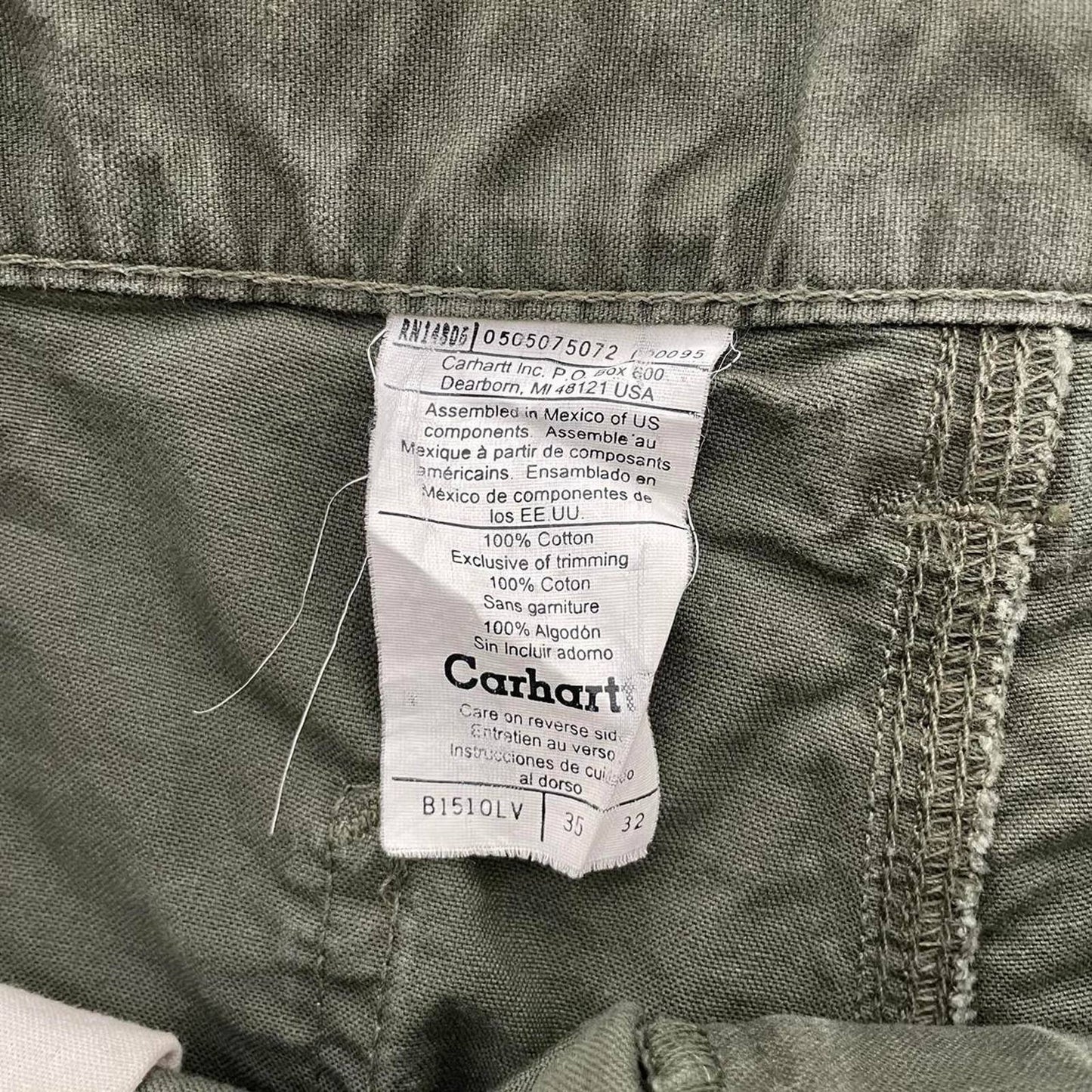 Vintage Carhartt Green Cargo Pants