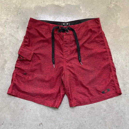 Oakley Burgundy Swim Shorts