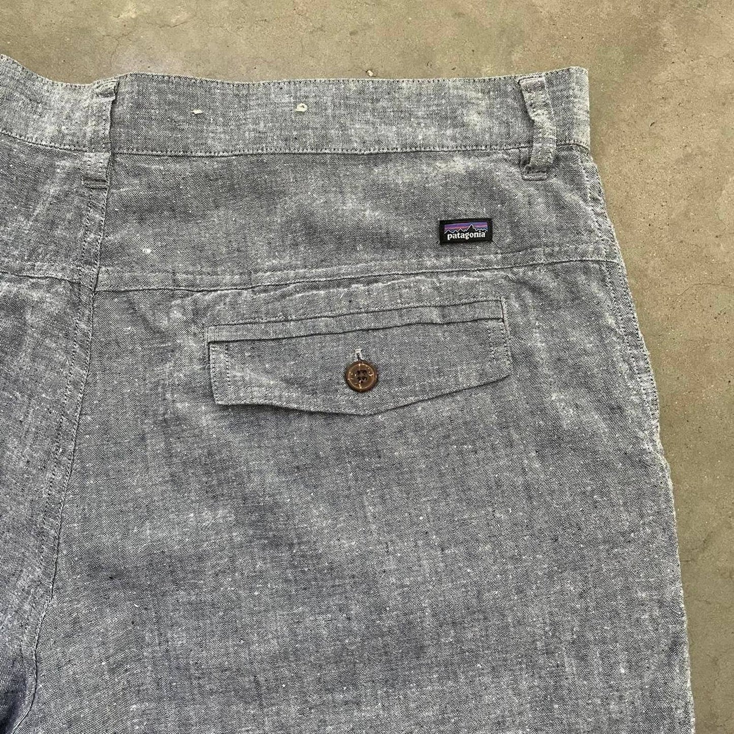 Patagonia Blue Chambray Shorts