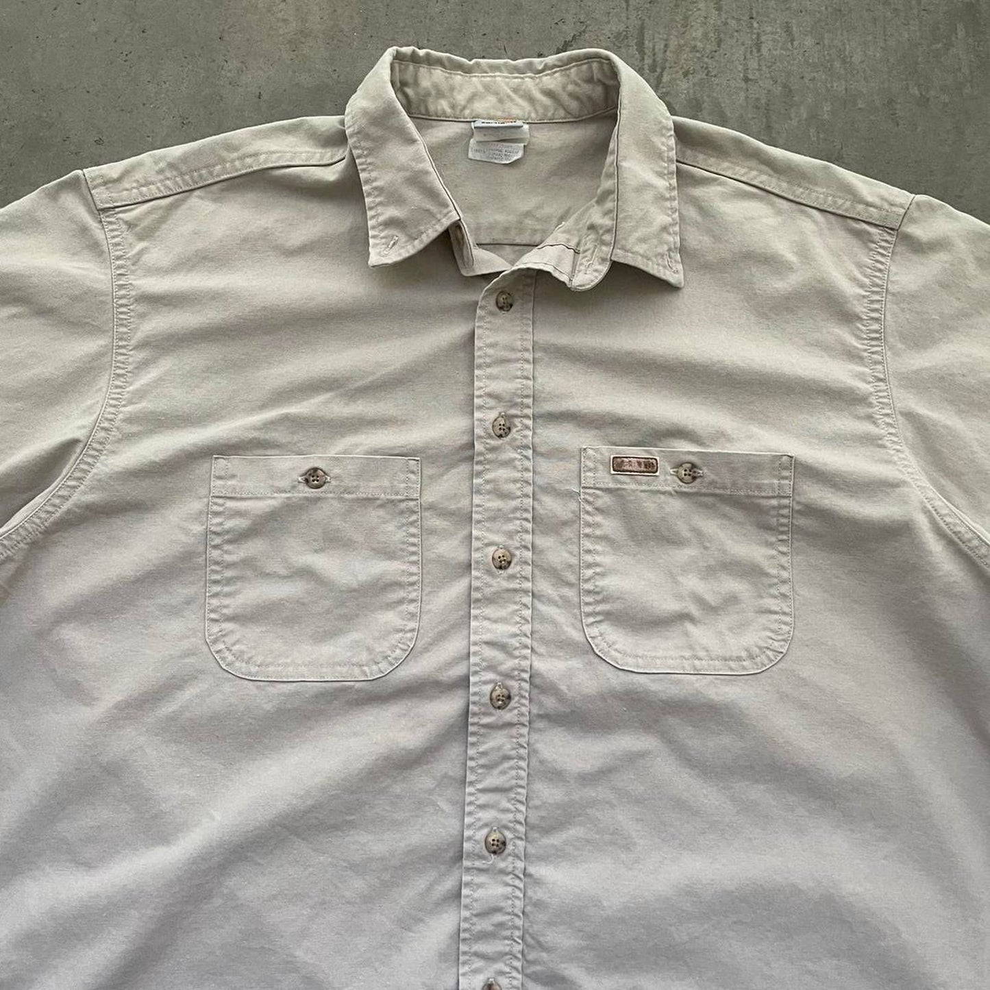 Carhartt Tan Work Shirt