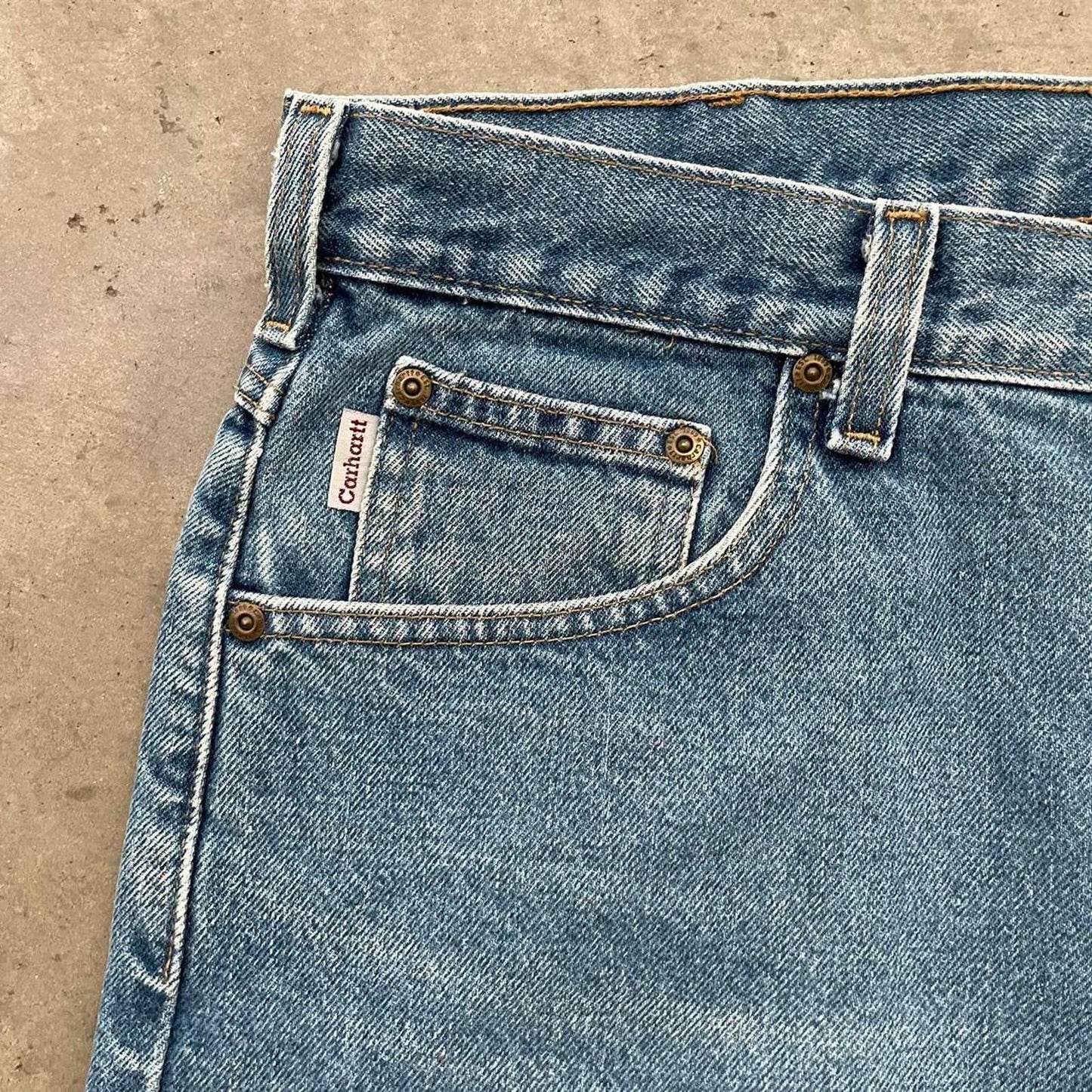 Vintage Carhartt Medium Washed Denim Jeans