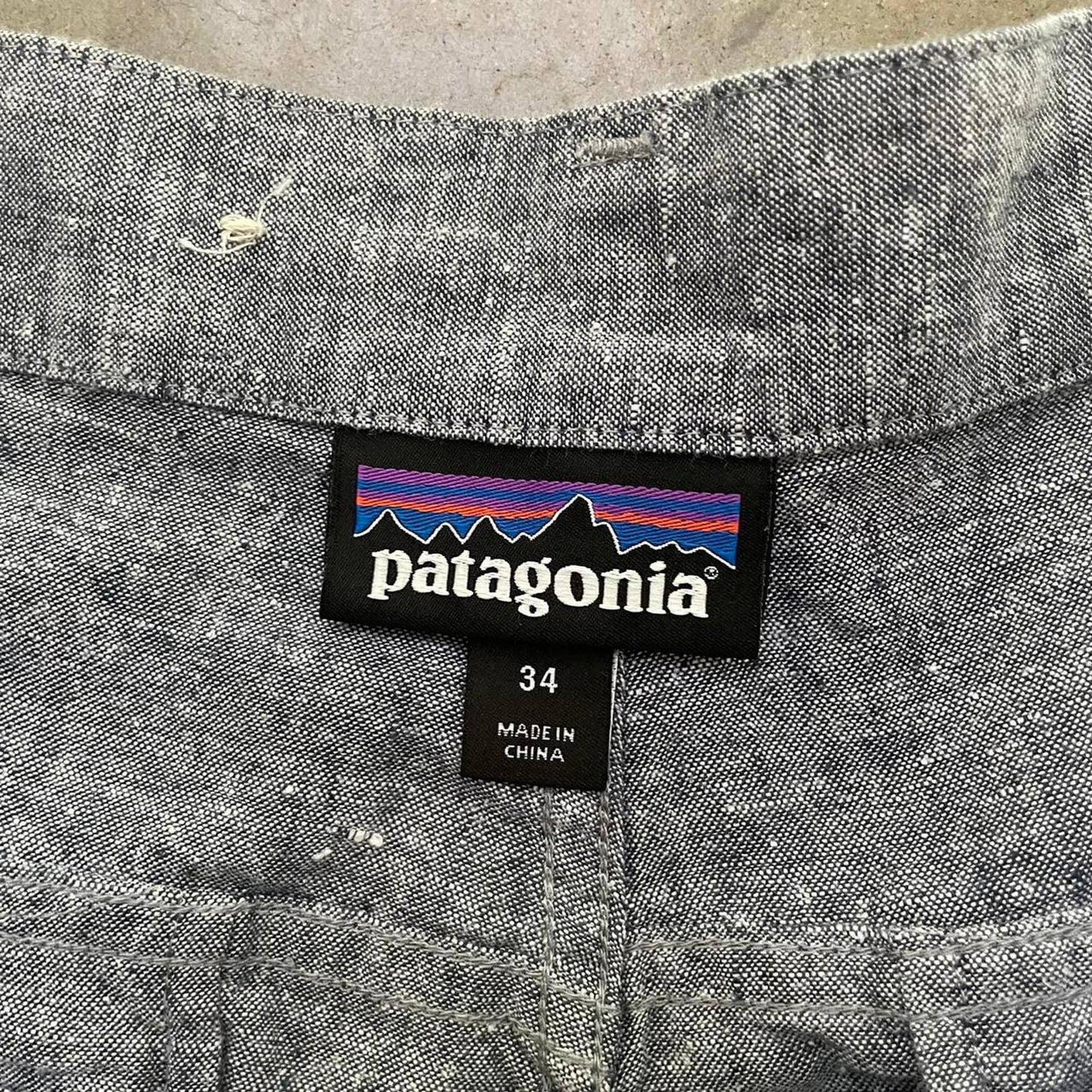 Patagonia Blue Chambray Shorts