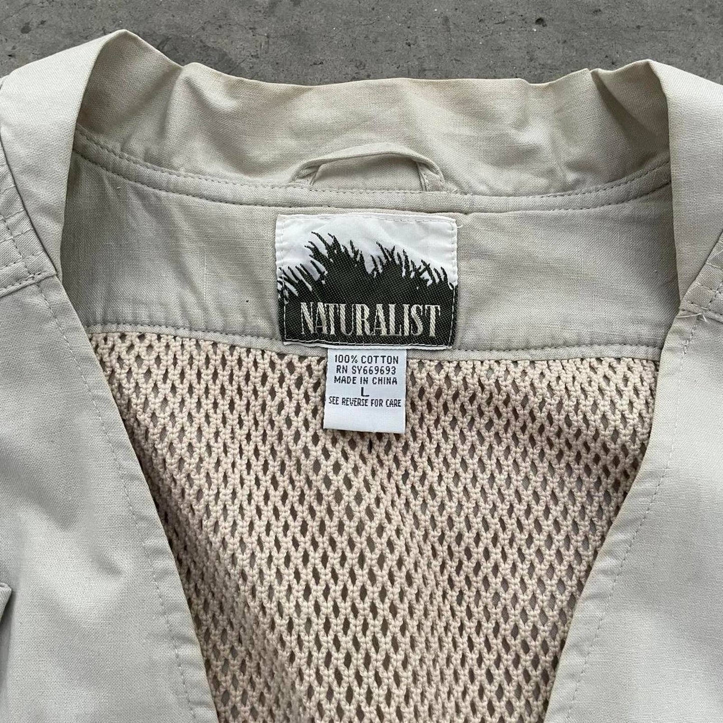 Vintage Tan Utility Vest