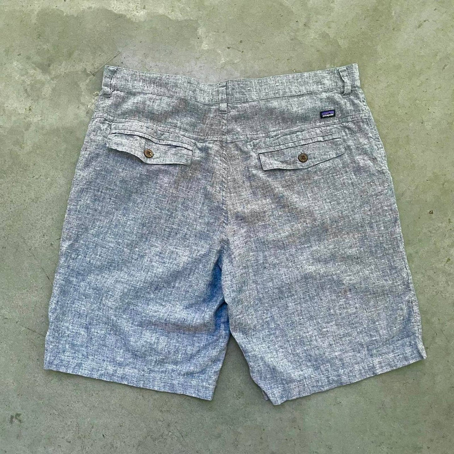 Patagonia Blue Chambray Shorts