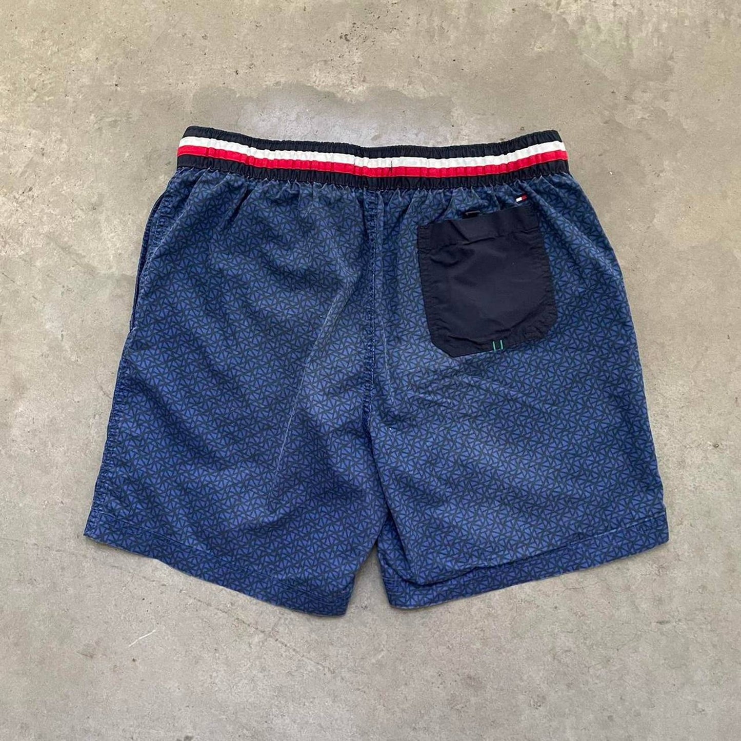 Tommy Hilfiger Blue Pattern Swim Shorts